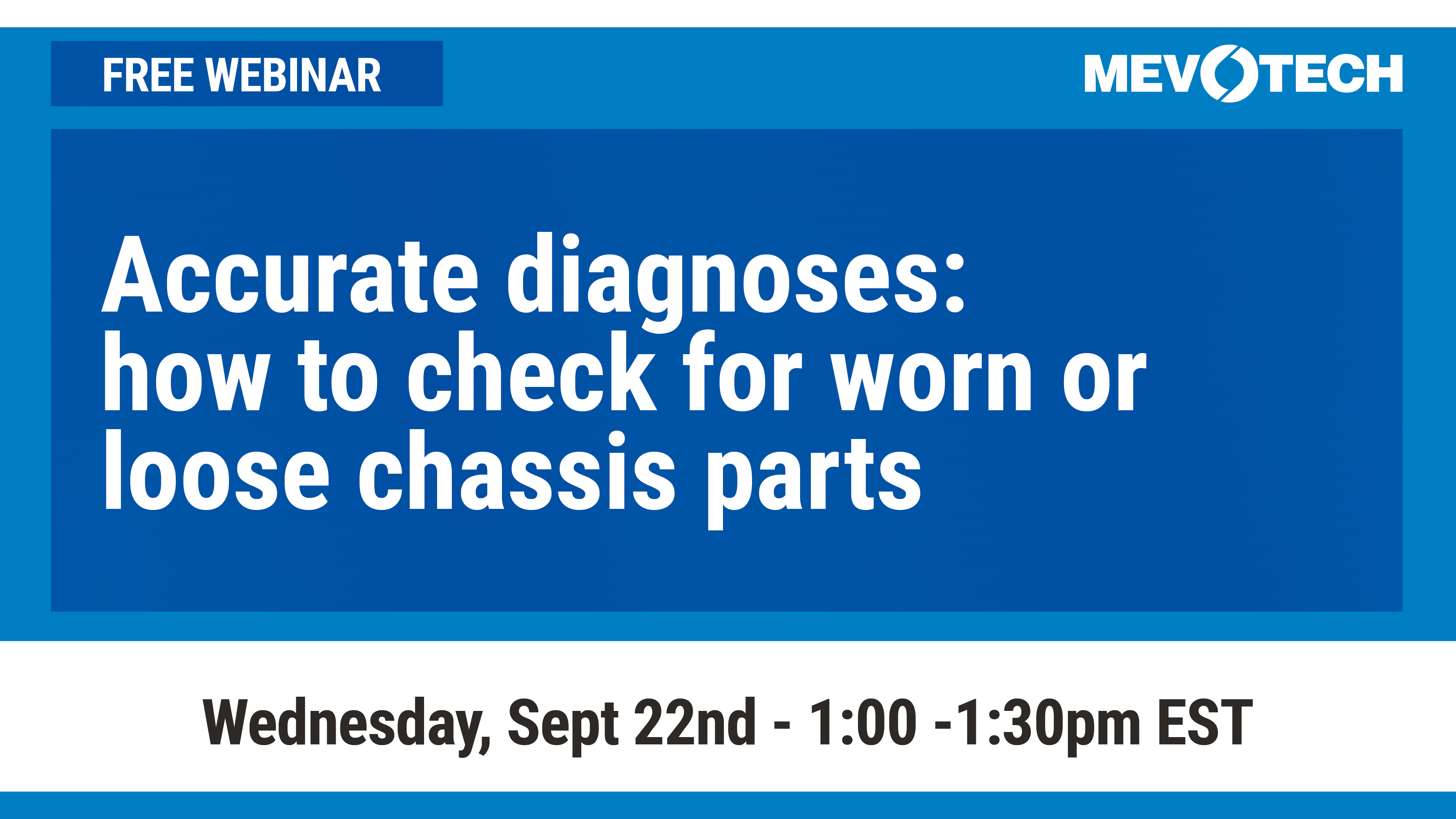 REGISTRATION SEPT 2021 WEBINAR ACCURATE DIAGNOSES HOW TO CHECK FOR